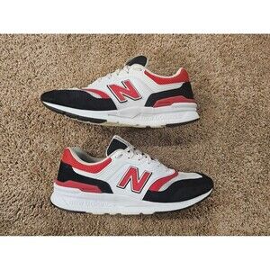 New Balance 997H Shoes CM997HPD White/Black/Red Sz 11.5
